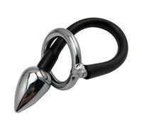 Bondage Masters Plug anal avec anneau pénien Tube de connexion entièrement flexible