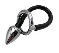 Bondage Masters Plug anal avec anneau pour penis et tube de connexion entièrement flexible