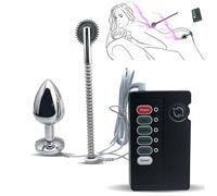 Bondage Masters Plug anal électro-sexuel E-Stim et moulinet Whartenberg