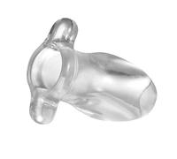 Bondage Masters Plug anal tunnel creux en silicone transparent