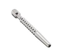 Bondage Masters Plug pénien, stimulateur urétral, tige striée et trou traversant