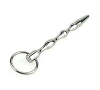 Bondage Masters Sonde urétrale avec plug pénien et 2 tailles d'anneaux inclus