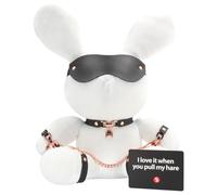 S-Line Bondage White Velvet Peluche Lapin