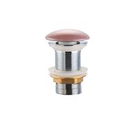 Bonde à écoulement libre Infinitio 5/4" sans trop-plein pour lavabos et vasques, rose mat (PZATKAPM)