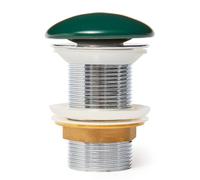 Bonde à écoulement libre Infinitio 5/4" sans trop-plein pour lavabos et vasques, vert profond mat (PZATKADGEM)