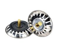 Bonde à panier - YNKKVRE - 76 cm - Acier inoxydable - Compatible éviers Blanco Franke Villeroy Boch