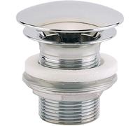 Bonde de lavabo champignon laiton chromée H60 33 x 42 VALENTIN 00 122500 000 00