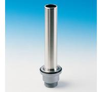 Lira - Bonde avec Tube de surverse Acier INOX 150 mm pour évier diamètre 60 mm - LIRBO1911168