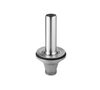 Bonde avec tube de surverse acier inox 370 mm pour évier diamètre 90 mm