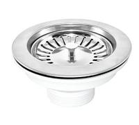 Bonde bouchon panier évier acier d114 x 54 mm sans trop plein 1 1/2 L.B. Plast D550-36-R