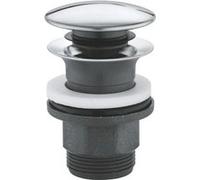 Bonde clic clac GROHE Diametre serrage vasque 63 mm Matiere métal Chrome Pour lavabo