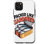 Bondé comme des Sardines Poisson Rigolo Boîte de Conserve Coque pour iPhone 11 Pro Max