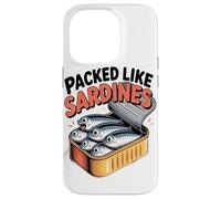 Bondé comme des Sardines Poisson Rigolo Boîte de Conserve Coque pour iPhone 14 Pro