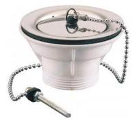 Bonde d’évier à bouchon-chainette - diamètre 60 mm - serrage 0 à 60 mm VALENTIN