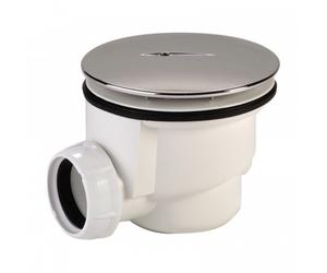 Bonde de douche 90 mm avec capot ABS chromé - sortie horizontale - CH690 NICOLL