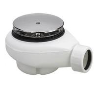 Bonde de douche 90 mm capot chromé - sortie horizontale - Tempoplex VIEGA