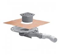 Viega Bonde de douche à carreler Advantix 4980.60 687694 DN 40/50 – sortie en haut, 62 mm, plastique