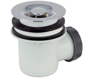 Bonde de douche à tourbillon - D60 mm - grille ABS