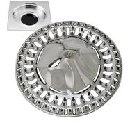 Bonde de douche attrape-cheveux - Lot de 10 paniers à tamis anti-odeurs, filtre anti-obstruction, protection de rechange pour cuisine, buanderie, appartement, salle de bain commerciale, sabot