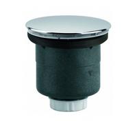 Bonde de douche - capot en ABS chromé - gros débit 116 mm VALENTIN