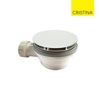 Bonde de douche couvercle extra plat WHITEMAT - CRISTINA ONDYNA AD45524