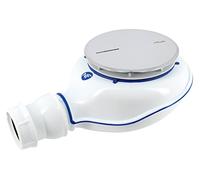 bonde de douche - d90 mm - turboflow 2 - tb21 - capot abs chromé - nicoll 0205700