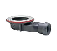 Bonde de douche extra plate D90 Wirquin - Gris