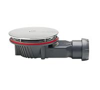 Wirquin Bonde de douche Slim + 30723392 extra-plate sortie horizontale WIRQUIN PRO