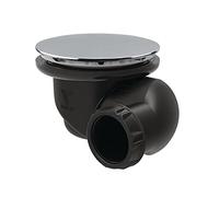 Bonde de douche multidirectionnelle Valentin noir/chromé 90mm
