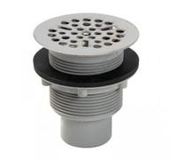 Bonde de douche - Inox - Siphoïde - Grille - Sortie verticale - Ø 60 mm