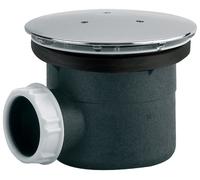Bonde de douche pour receveur - diamètre 60 - capot métal 120mm VALENTIN