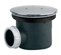 Bonde de douche pour receveur - diamètre 90 - capot métal 120mm VALENTIN