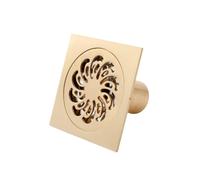 Bonde De Douche Siphon De Sol Épaissi Tout en Cuivre pour Salle De Douche Cuisine Cour Déodorant Pale De Ventilateur À