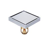 Bonde De Douche Siphon De Sol Invisible Tout Cuivre Noyau De Lévitation Magnétique en Cuivre Pur Douche À Grand Débit Incrustée De Carrelage Chromé Lévitation Magnétique