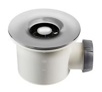Bonde de douche Tourbillon - Ø 90 mm - Grille en ABS chrome