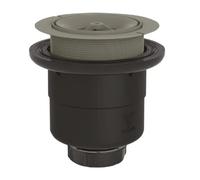 Bonde de douche vertical NF pour receveur D. 90 mm, sans capot