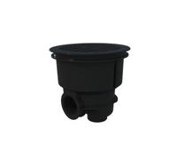 Bonde de fond anti vortex gris anthracite - piscine béton
