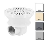 Bonde de fond en ABS AstralPool Ø 180 mm - piscine béton coloris Sable