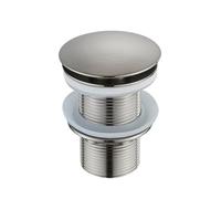 Bonde De Lavabo À Clapet Bouchon de vidange Pop-Up for lavabo salle bains, accessoires robinetterie en laiton chromé/or Rose/or brossé(Nickel D)