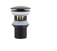 Bonde De Lavabo À Clapet Bouchon de vidange Pop-Up for lavabo salle bains, bouchon robinet baignoire lavage, accessoires quincaillerie cuisine(Black bronze-2)