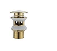 Bonde De Lavabo À Clapet Bouchon de vidange Pop-Up for lavabo salle bains, bouchon robinet baignoire lavage, accessoires quincaillerie cuisine(Polish golden-2)