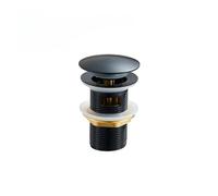 Bonde De Lavabo À Clapet Bouchon d'évier de salle bains, couvercle bouchon vidange Pop-Up for lavabo, égouttoir tuyau déchets avec ou sans trop-plein for accessoires bain(K)