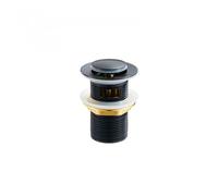 Bonde de lavabo à clapet Bouchon d'évier de salle bains, couvercle bouchon vidange Pop-Up for lavabo, égouttoir tuyau déchets avec ou sans trop-plein for accessoires bain(L)