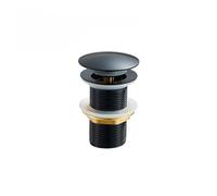 Bonde de lavabo à clapet Bouchon d'évier de salle bains, couvercle bouchon vidange Pop-Up for lavabo, égouttoir tuyau déchets avec ou sans trop-plein for accessoires bain(I)