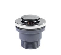 Bonde de lavabo avec trop-plein diam 37 mm CLICK-CLACK Chromé - TRES 134215026