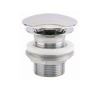 Bonde de lavabo champignon laiton chromée H60 33x42 - - 00 122500 000 00