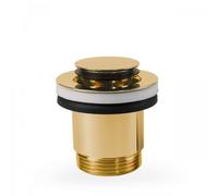 Bonde de lavabo diam.40 mm CLICK-CLACK Doré - TRES 24284002OR