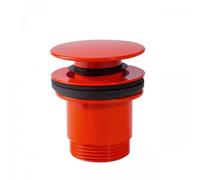 Bonde de lavabo Diam 63 mm CLICK-CLACK Rouge - TRES 24284001RO