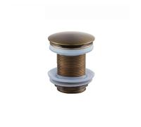 Bonde de Lavabo Drain Pop-Up for lavabo de Salle de Bains, Bouchon de déchets sculpté en Laiton Antique, Waterlet clic-clac, égouttoir de vanité (Color : ZR2023-1)