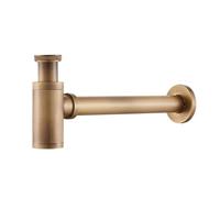 Bonde de Lavabo Drain Pop-Up for lavabo de Salle de Bains, Bouchon de déchets sculpté en Laiton Antique, Waterlet clic-clac, égouttoir de vanité (Color : ZR2023-13)